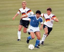 Diego Maradona in the 1990 World Cup Final