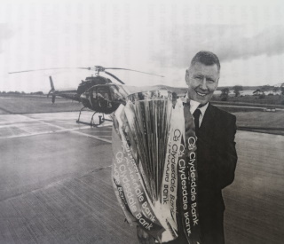 Lex Gold With The SPL Trophy